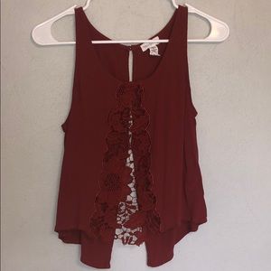 Make an offer! Wine red tank top